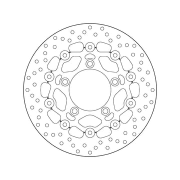 Kymco Ak 550 [BREMBO] - Serie Oro rund flytende bremseskive