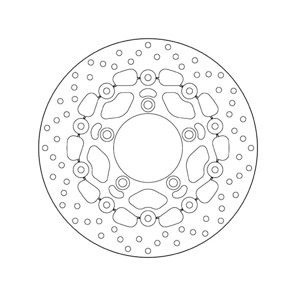 Kymco Ak 550 [BREMBO] - Disque de frein flottant rond série Oro