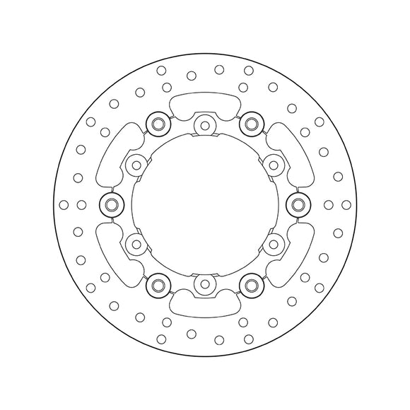 Ktm 690 Sm Prestige [BREMBO] - Discos de freno flotantes redondos Serie Oro - por pares
