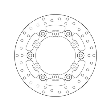 Husqvarna Supermoto 701 [BREMBO] - Sarjan Oro pyöreät kelluvat jarrulevyt - pareittain