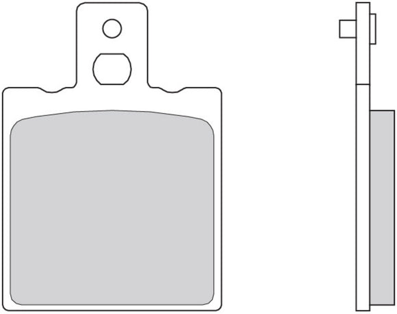 Cagiva Mito 125 8P [Brembo] - Potillas de freno orgánicas
