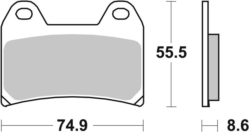Bmw R Ninet Pure [BREMBO] - Competition Carbon Keramiske bremseklodser - 07BB19RC