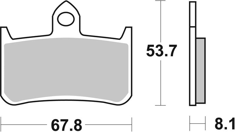 Honda Cb 900 [BREMBO] - Klocki hamulcowe Competition Carbon Ceramic - 07HO28RC