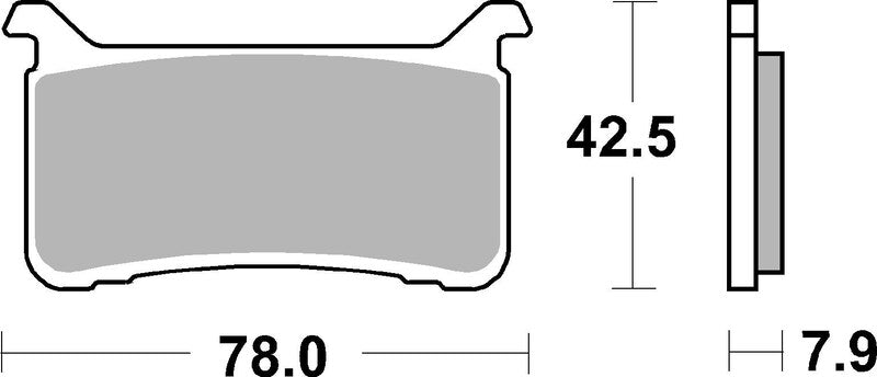 Honda Cmx 1100 [BREMBO] - Pastilhas de freio de cerâmica de carbono de competição - 07HO63RC