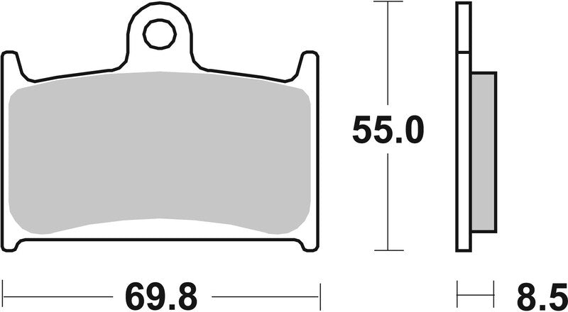 Triumph Sprint 1050 [BREMBO] - Competition Carbon Keramik Bremsbeläge - 07SU14RC