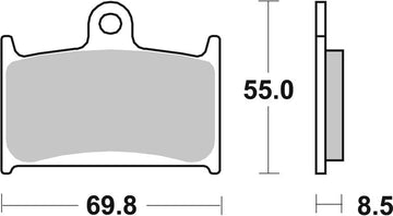 Suzuki Gsx-R 750 [BREMBO] - Competition Carbon Ceramic Bromsbelägg - 07SU14RC