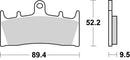 Suzuki Gsx 1400 [BREMBO] - Competitie koolstofkeramische remblokken - 07SU19RC