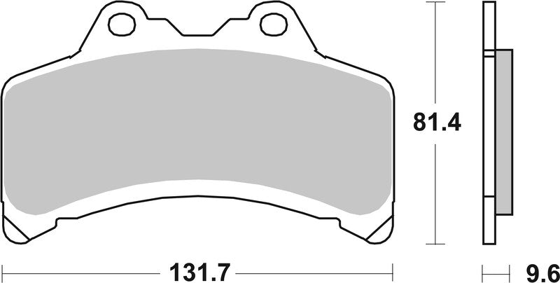Yamaha Gts 1000 [BREMBO] - Street Carbon Keramik Bremsbeläge - 07YA3108