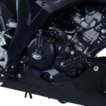 Suzuki GSX-S 125 ABS SPECIAL EDITION [2018] - (kytkin) Kampikammion vasen kannen suoja Musta Suzuki GSX-R125