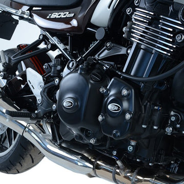 Kawasaki Z 900 RS ABS ZR900C [2018-2022] - Protector Tapa Cárter Derecho (Embrague) Negro Kawasaki Z900RS