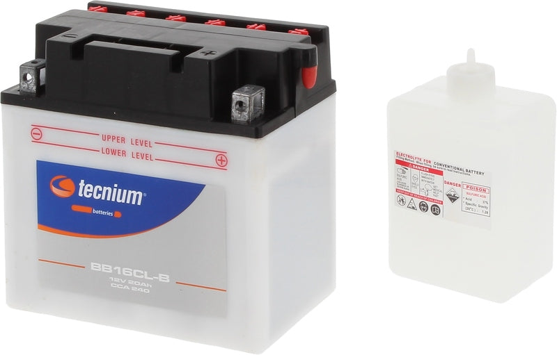 Kawasaki Kmx 125 Mx 125 B [TECNIUM] - Blei/Säure Batterie mit Säurepack - BB16CL-B