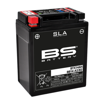 Indian Scout [BS BATTERY] - SLA Wartungsfreie Batterie Werkseitig aktiviert - BTX14AH/BB14-A2/B2