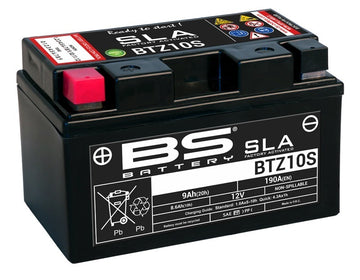 Kawasaki Z 500 [BS BATTERI] - SLA vedligeholdelsesfri batterifabrik aktiveret - BTZ10S