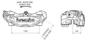 Hypermotard 939 [BREMBO] - M4 Bremssattel vorne links Gold Ø32mm