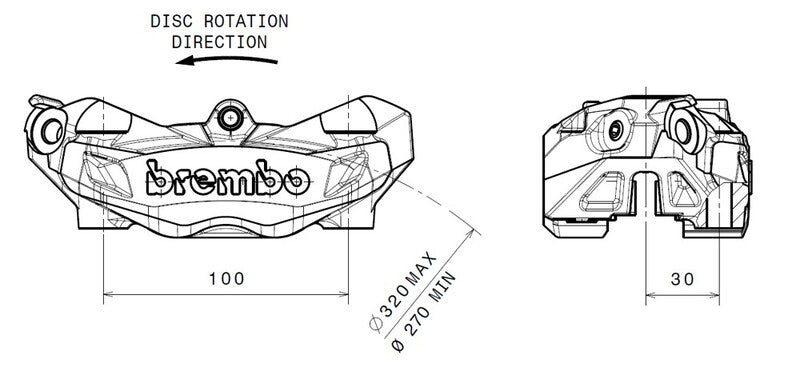 aprilia caponord 1200 [BREMBO] - Bremssattel