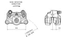 Hypermotard 939 [BREMBO] - Bremssattel hinten Ø34mm Titan