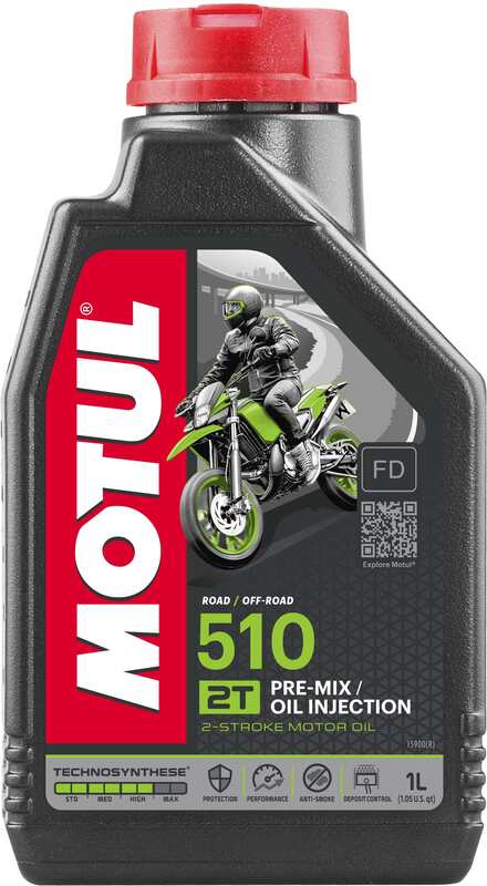 510 2T motorolja för två -stroke -motorer, 1 liter [Motul]
