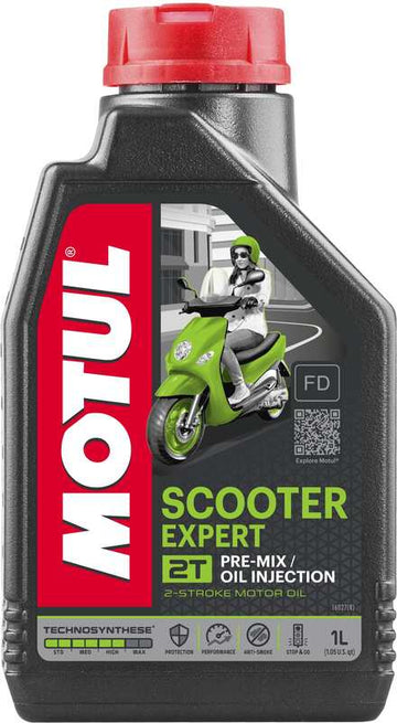 Aceite de motor 2T para scooter, 1 litro [Motul]