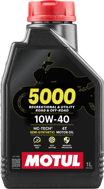 5000 4T 10W40 MOTOR OIL FÖR MOTORCYCLES 1L [MOTUL]