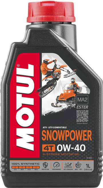 Aceite de motor 0w40 4t para moto de nieve 1L [Motul]