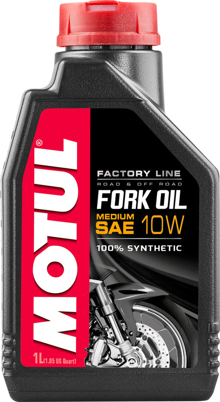 オートバイ用フォークオイル10W 1リットル-Motul Factory Line
