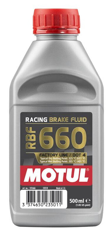 Dot 4 RBF 660 Fluid de frenos de carreras 500 ml [Motul]
