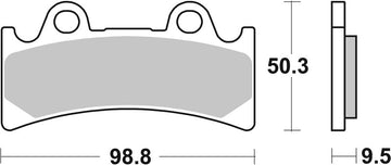 Yamaha Yzf-R [BREMBO] - Bremseklosser TYPE 07YA32 SR Sinter - Sport