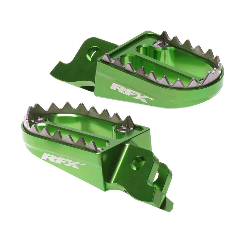 Kawasaki Kx 250 [RFX] - Pro 2 Fußrasten (Grün) - Kawasaki KXF250/450