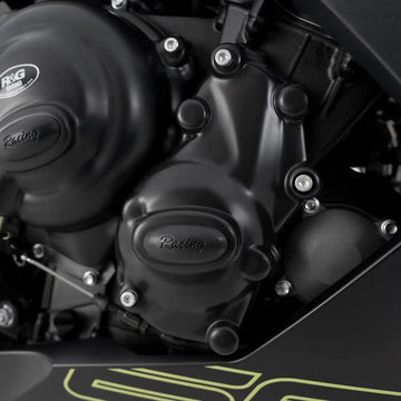 Triumph DAYTONA 660 [2024-2026] - Race Series Rechte Rechter Kurbelgehäusedeckelschutz (Zündung) - Schwarz Triumph Trident 660