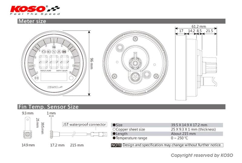 Bmw R Ninet Scrambler [KOSO] - DL-04 Tachometer/Tachometer - BMW R Nine T