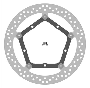 Aprilia Tuareg 660 [NG BRAKE DISC] - kulatý plovoucí brzdový kotouč