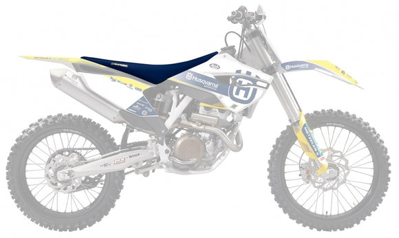 Husqvarna Te 125 [BLACKBIRD] - Replica Trophy 2022 potah sedla Husqvarna