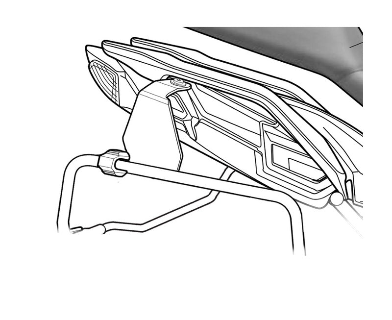 Kawasaki Versys 650 [SHAD] - 4P set za montažu