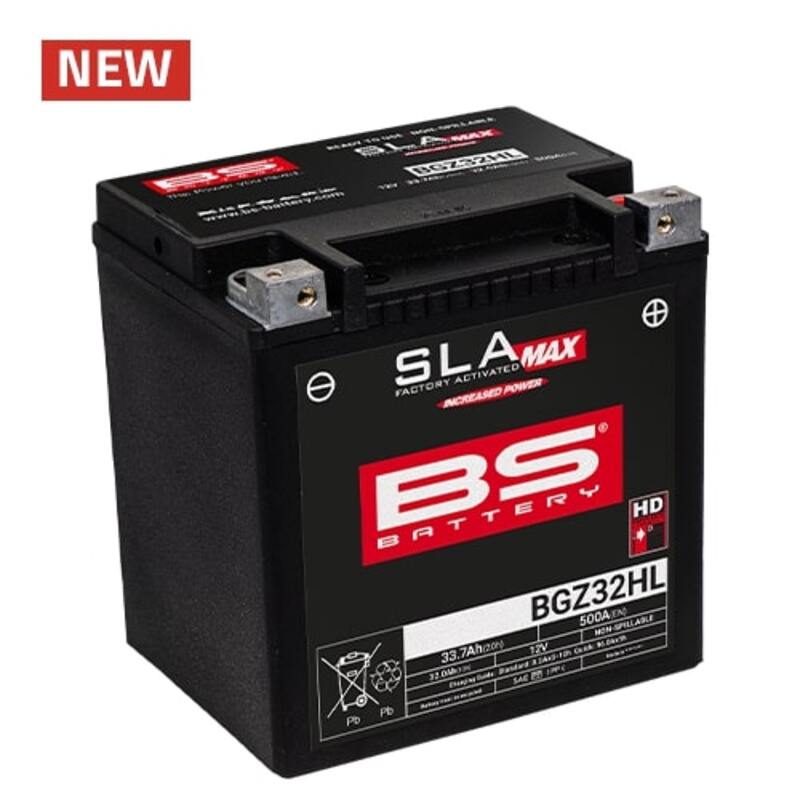 Harley Davidson Flhx [BS BATTERY] – SLA nereikalaujantis priežiūros, suaktyvintas gamykloje – BGZ32HL