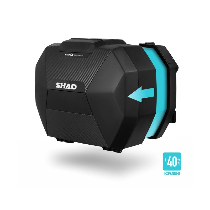 Kymco Ak 550 [SHAD] - SH38X Carbon Expandierbare Seitenkoffer Set