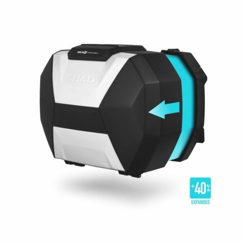 Kymco Ak 550 [SHAD] — SH38X alumīnija paplašināma sānu korpusa komplekts