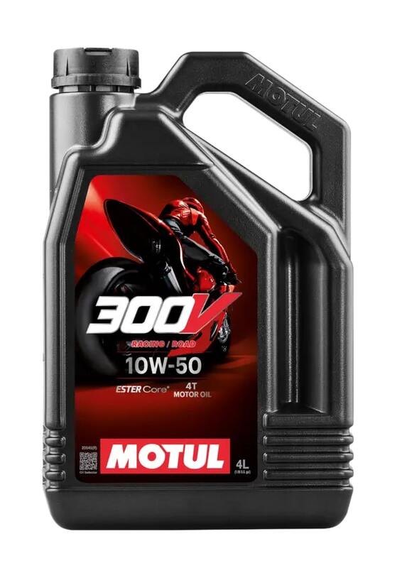 Motorolje 10W50 4L for 4T Road Racing Motorsykler [Motul]