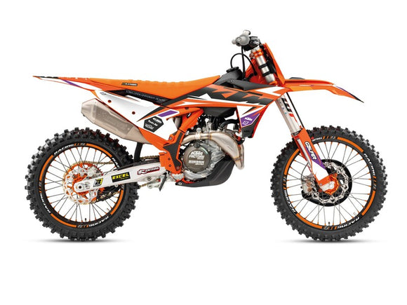 Ktm Sx-F 250 [BLACKBIRD] - Dream Graphic 5 Deco Kit - Chrome EFX verze