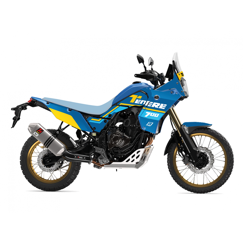 Yamaha Ténéré 700 Rally [BLACKBIRD] - Rally Ride Grafik-Kit – Blau