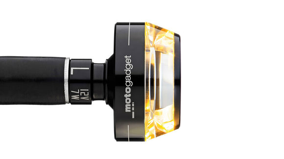 Lenkerendenblinker mo.Blaze DISC Rechts Schwarz [MOTOGADGET]