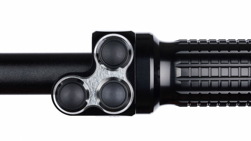Motorrad Tasterarmatur mo.switch basic, 3 Taster Schwarz/Silber [MOTOGADGET]