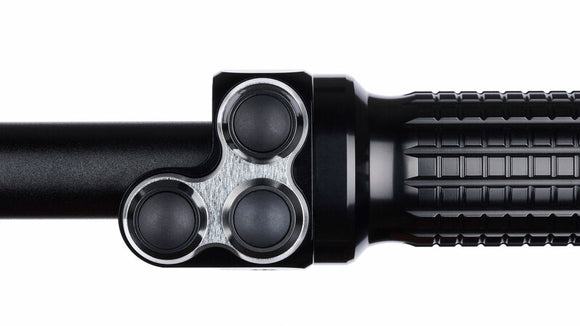 Motorcykelknappar Mo.Switch Basic, 3 knappar svart/silver [Motogadget]