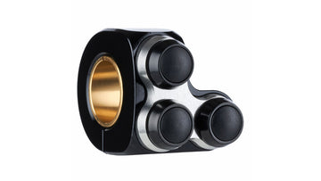 Motorfietsknoppen Mo.Switch Basic, 3 knoppen zwart/zilver [Motogadget]