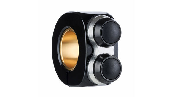 Мотоциклетные кнопки Mo.switch Basic, 2 кнопка черного/серебро [Motogadget]