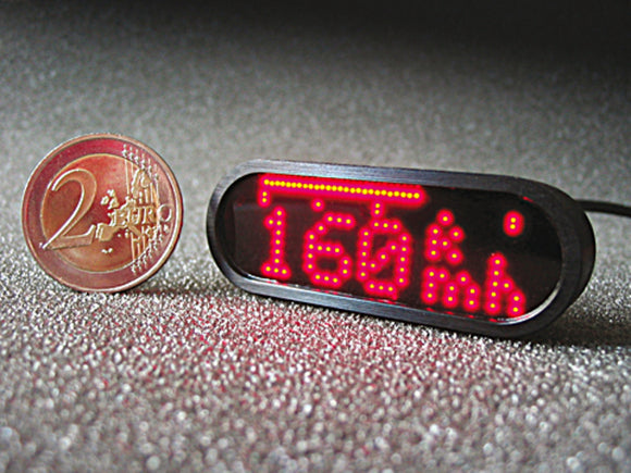 Motoscopio de tacómetro digital de motocicletas Mini Schwarz [MotoGadget]