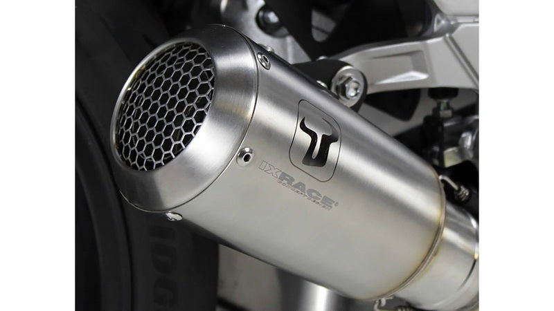 Husqvarna Svartpilen [IXRACE] - MK2 Edelstahl-Endtopf für KTM Duke 125/390, 21- (Euro 5)