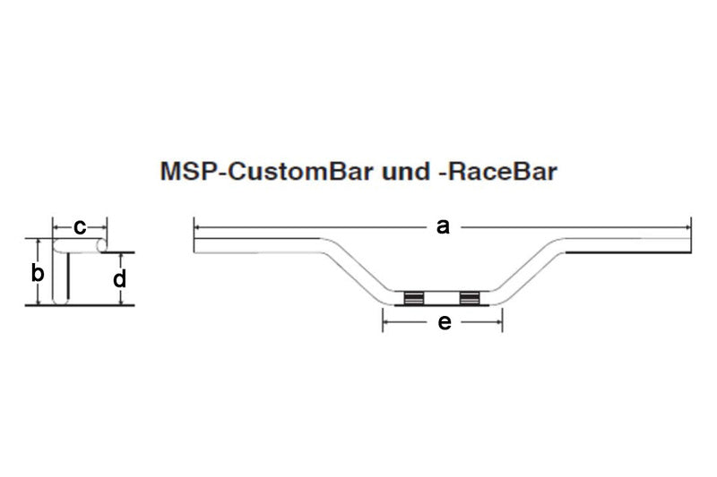 Yamaha Xvs 1100 [FEHLING] - Custom Bar High 850 mm Chrome