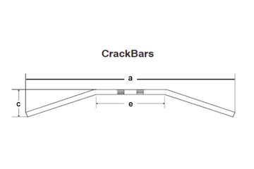 Harley Davidson Fxsb [FEHLING] - Crack Bar, 850 mm Svart - 0