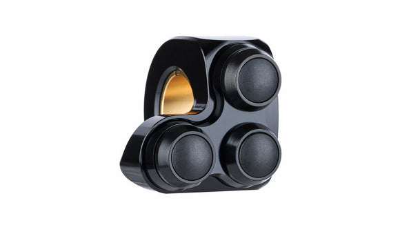 Przyciski motocyklowe MO.Switch Basic, 3 przycisk Schwarz [MotoGadget]