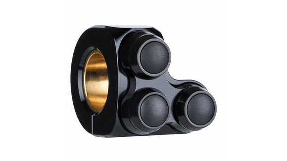 Mo.Switch Basic 3-botton ajustando negro para motocicletas [MotoGadget]